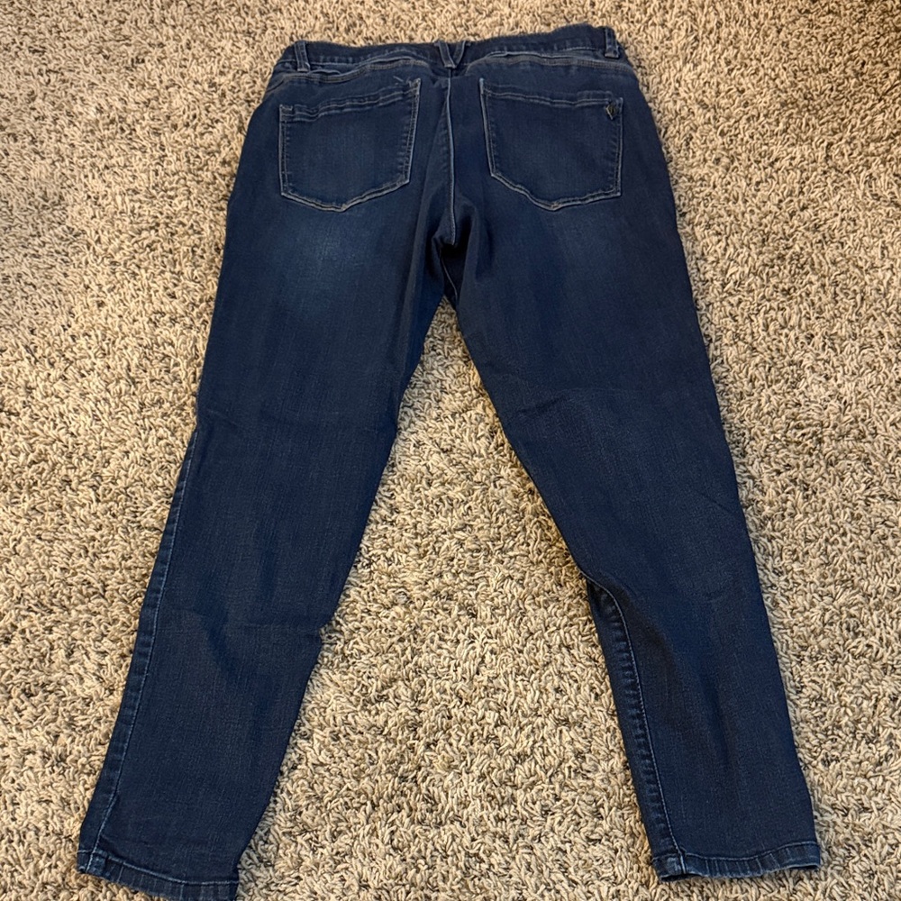 Democracy Dark Blue Women's Skinny Leg Jeans - Picture 3 of 3
